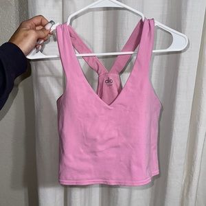 Alo Airbrush Real Bra Tank - Parisian Pink